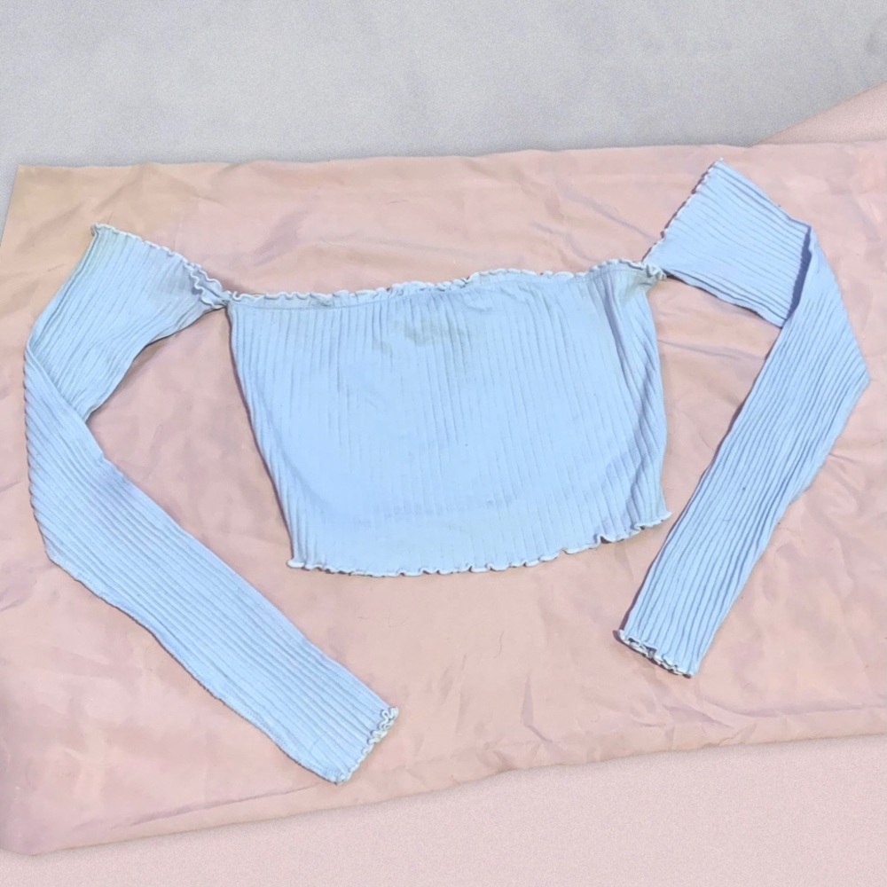 Forever 21 Light Blue Top